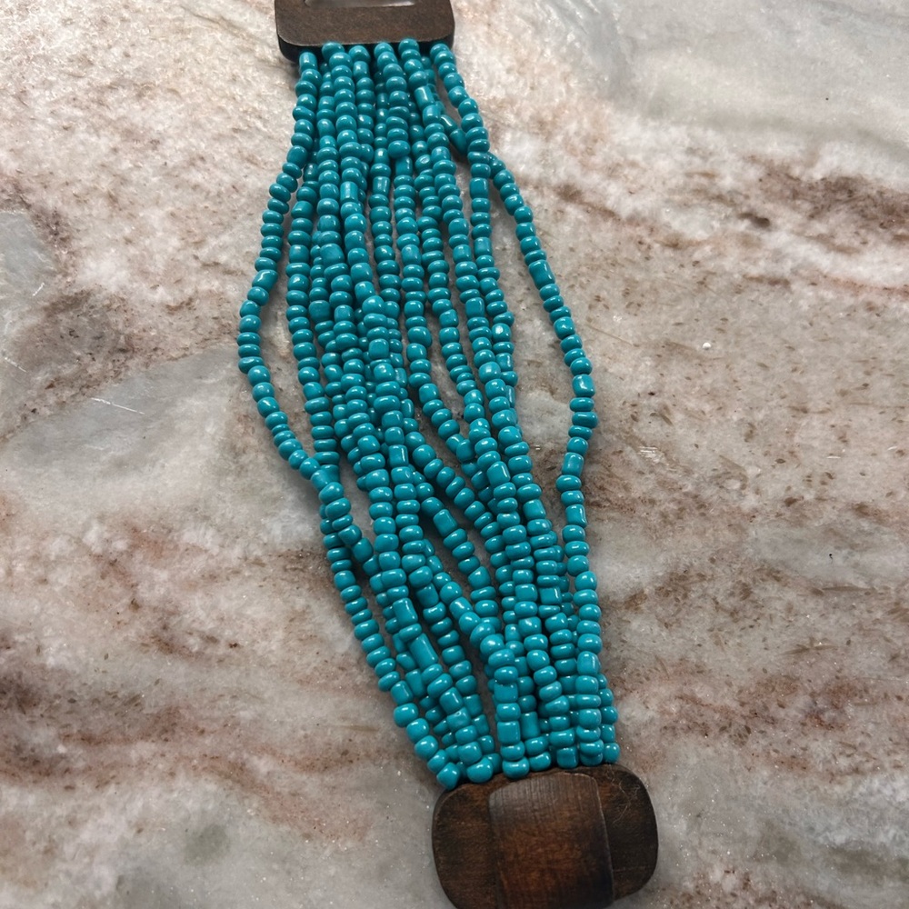 Turquoise Beaded Bracelet